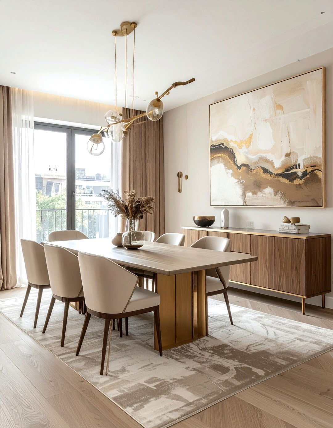 Neutral Credenza Dining Room - 30 beige dining room furniture ideas