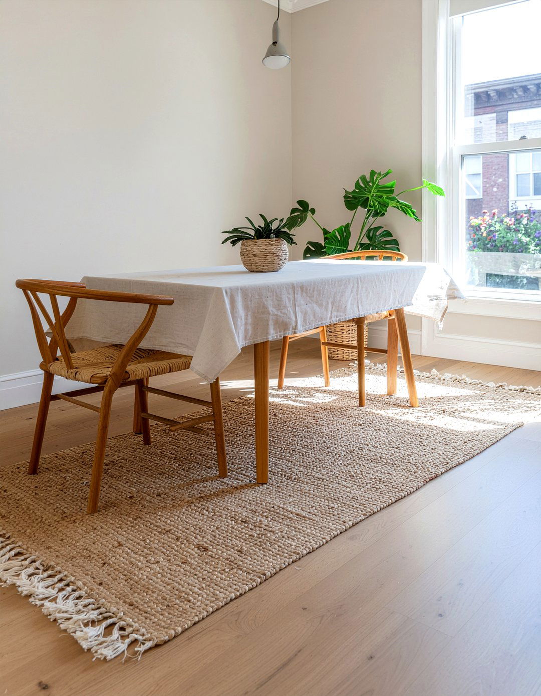 Neutral Dining Room - 30 row house dining room ideas