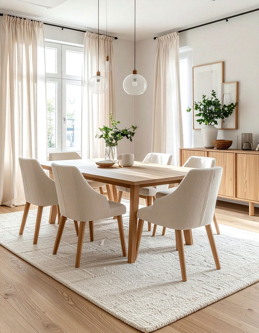 Neutral Dining Room - 30 comfortable dining room ideas