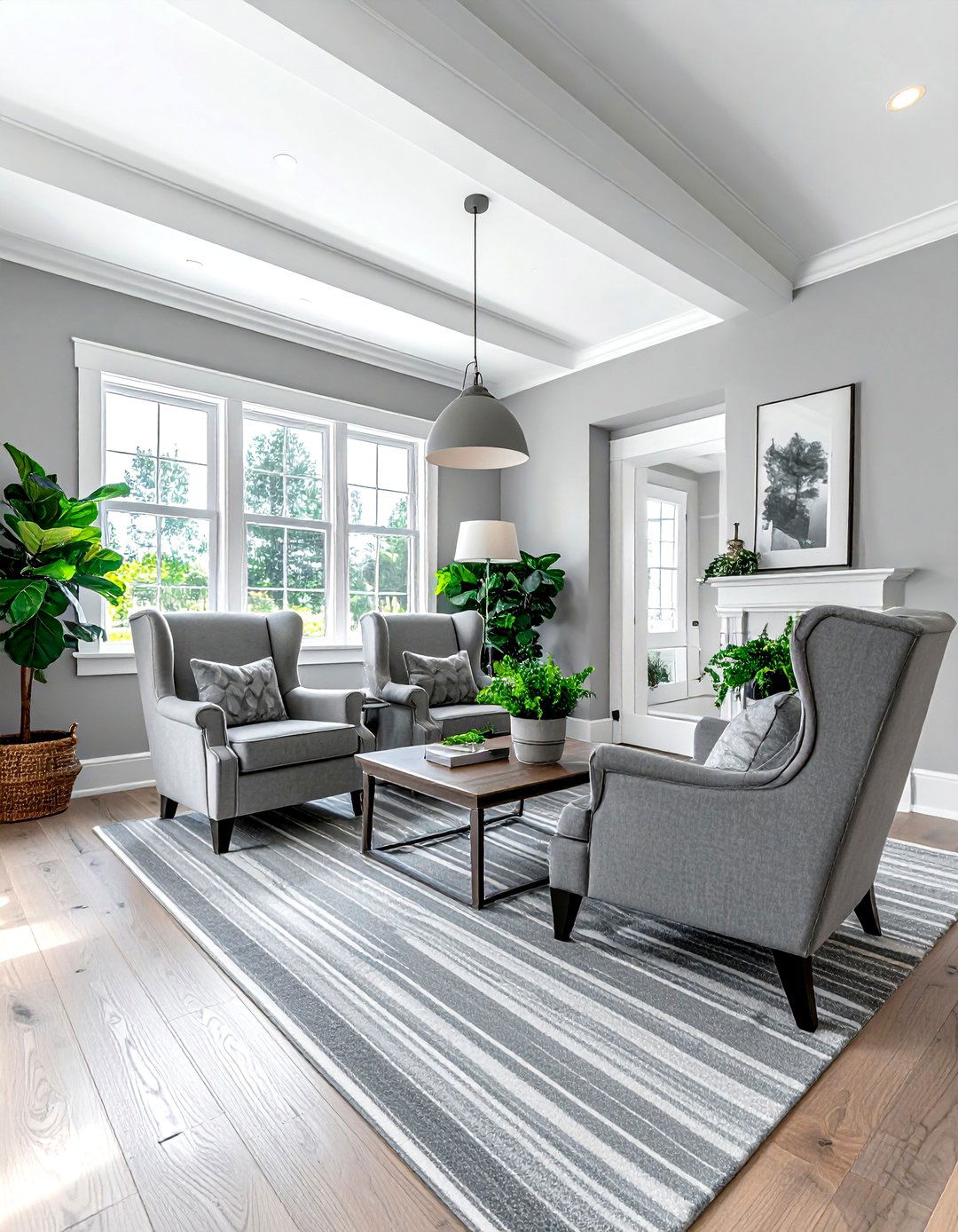 Neutral Grey And White Farmhouse Living Room - 30 farmhouse grey living room ideas