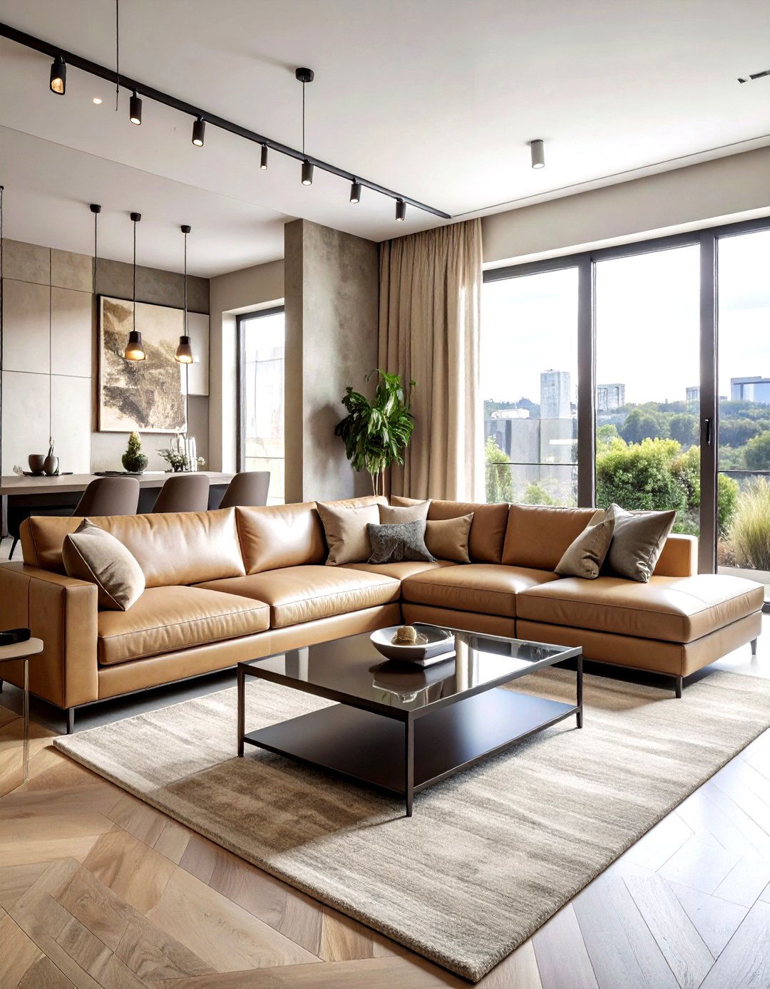 Neutral Industrial Living Room Aesthetic - 30 industrial beige living room ideas