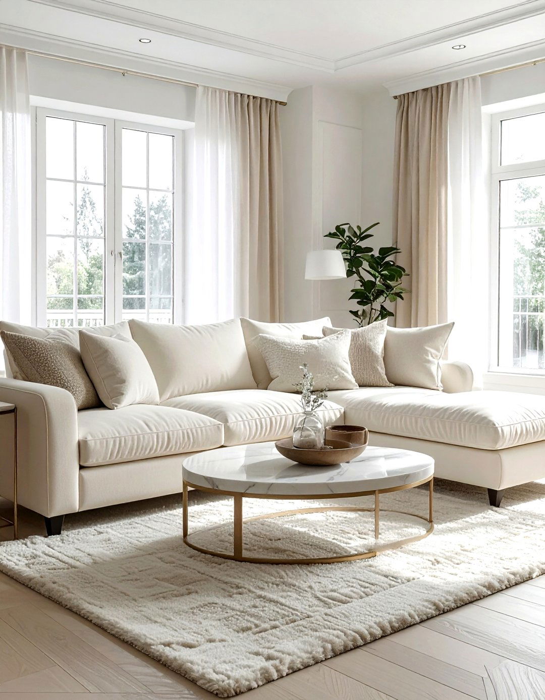 Neutral Living Room - 30 living room inspiration ideas