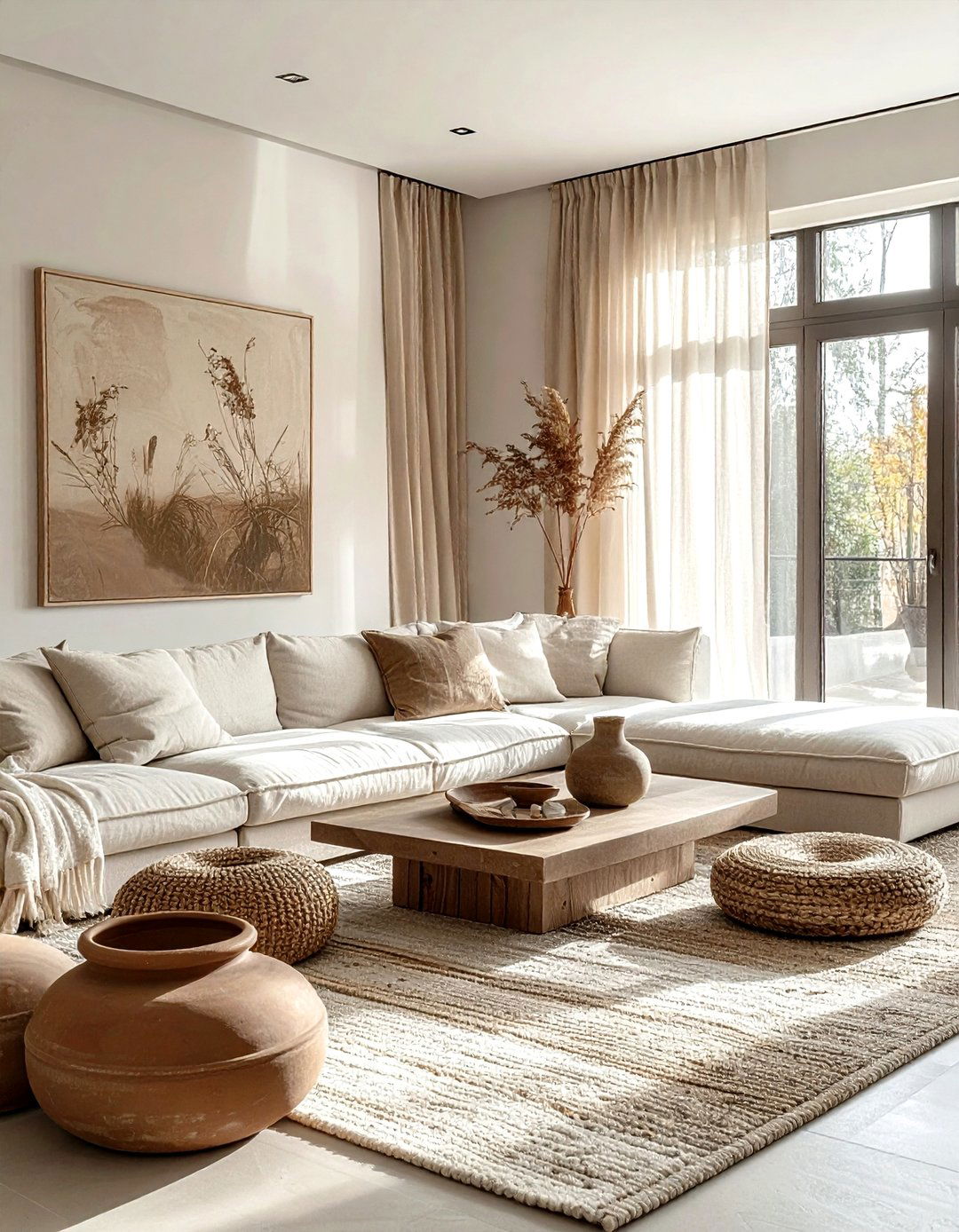 Neutral Living Room - 30 new build decor ideas