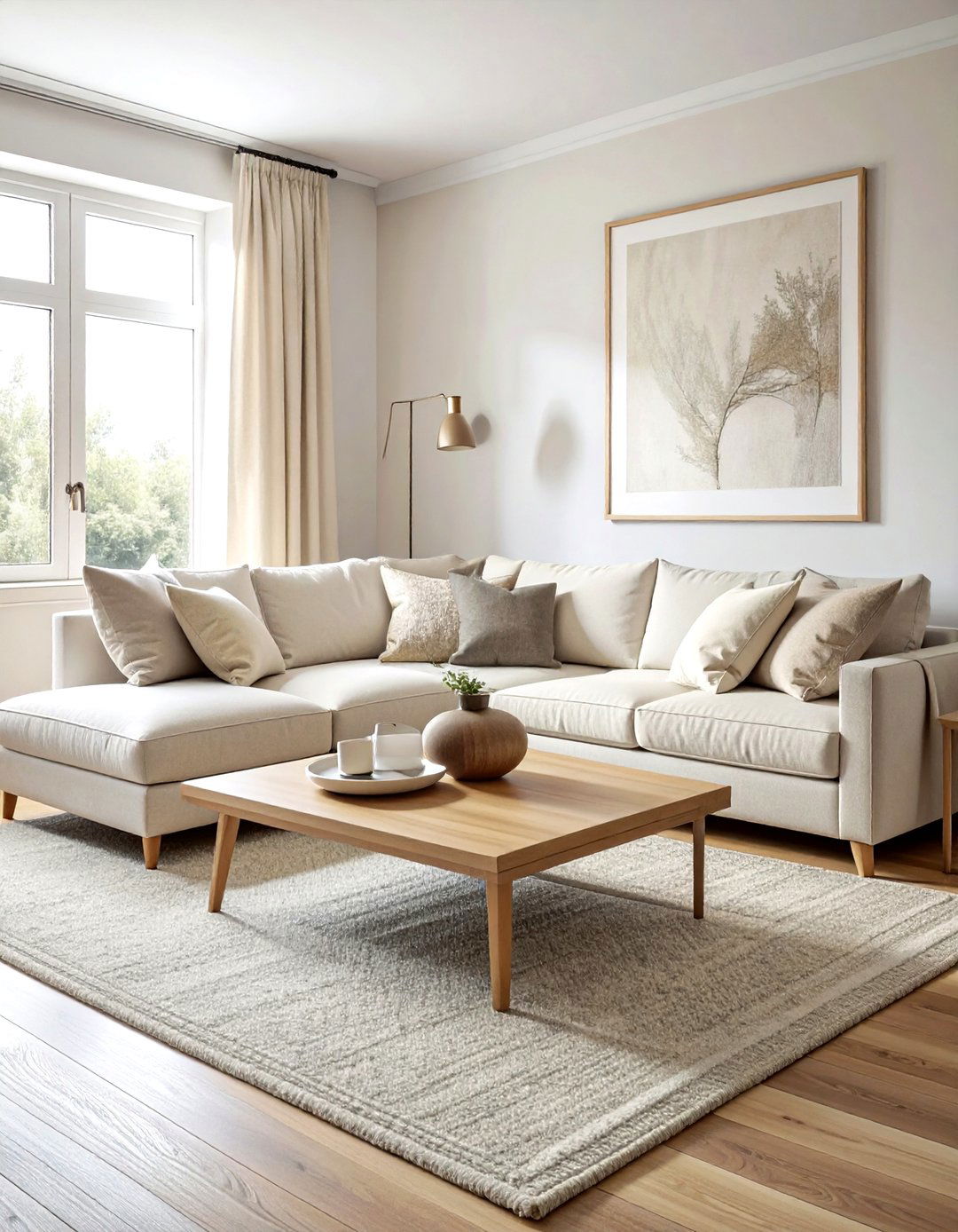 Neutral Living Room - 30 real life decor ideas