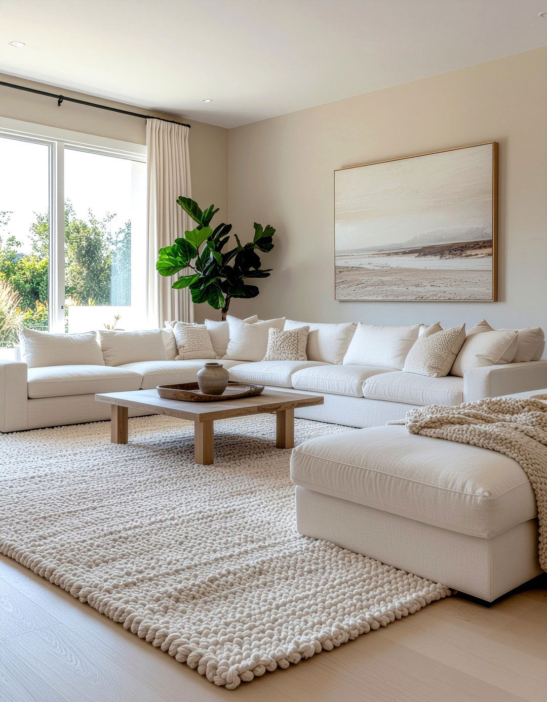 Neutral Living Room - 30 elegant decor ideas