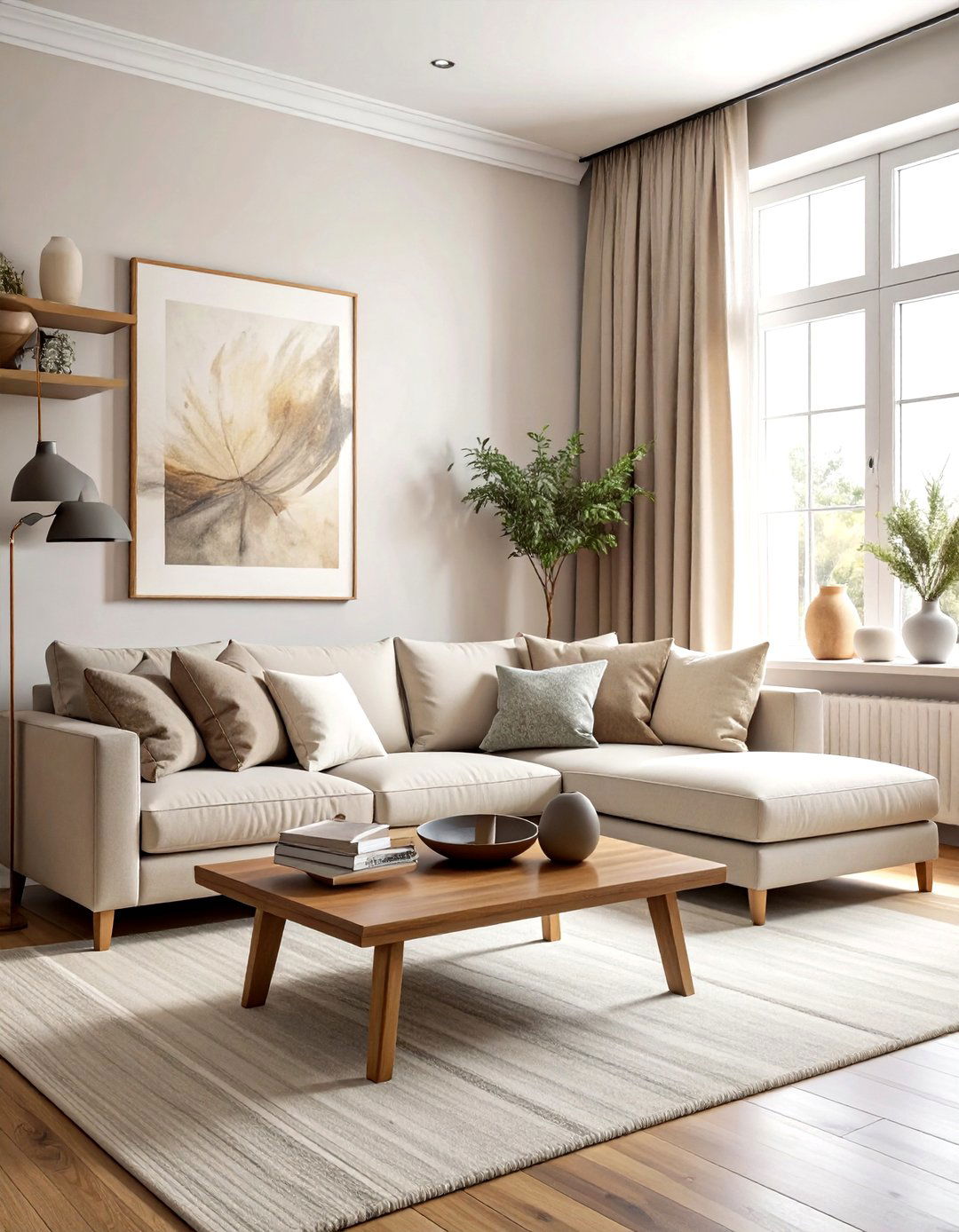 Neutral Living Room - 30 livable decor ideas