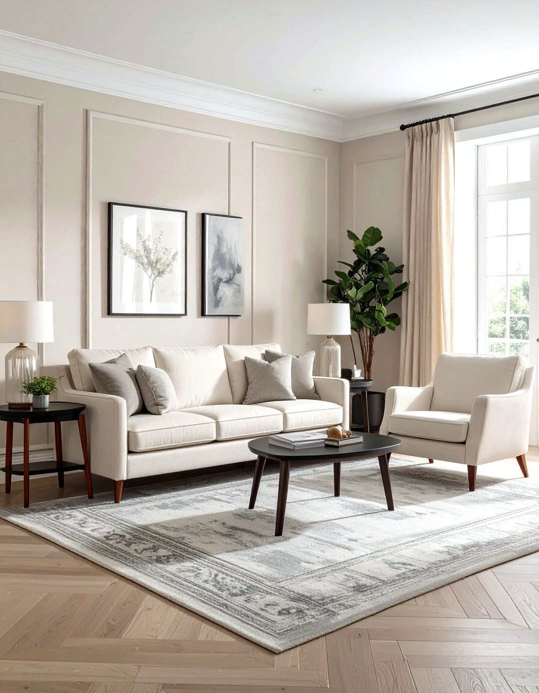 Neutral Living Room Furniture - 30 transitional home decor ideas