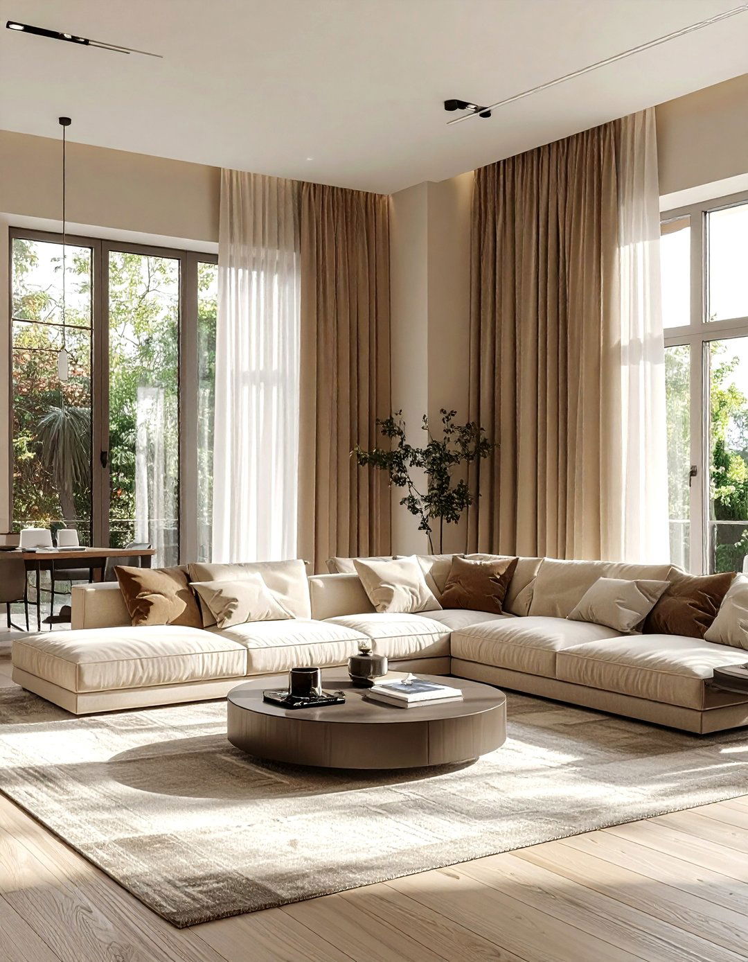 Neutral Living Room - 30 bright living room ideas