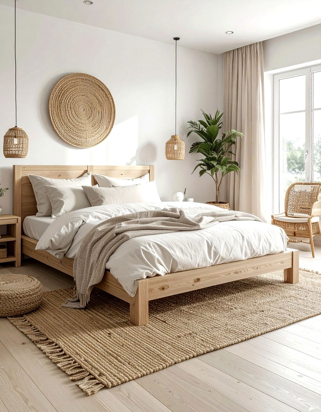 Neutral Organic Bedroom - 30 teenager bedroom decor ideas