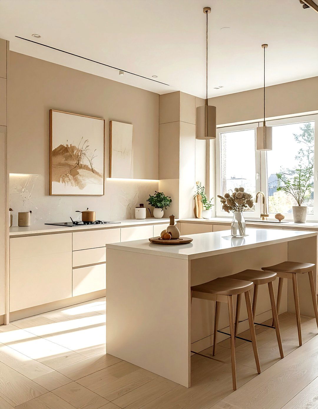 Neutral Paint Colors - 30 kitchen timeless element ideas