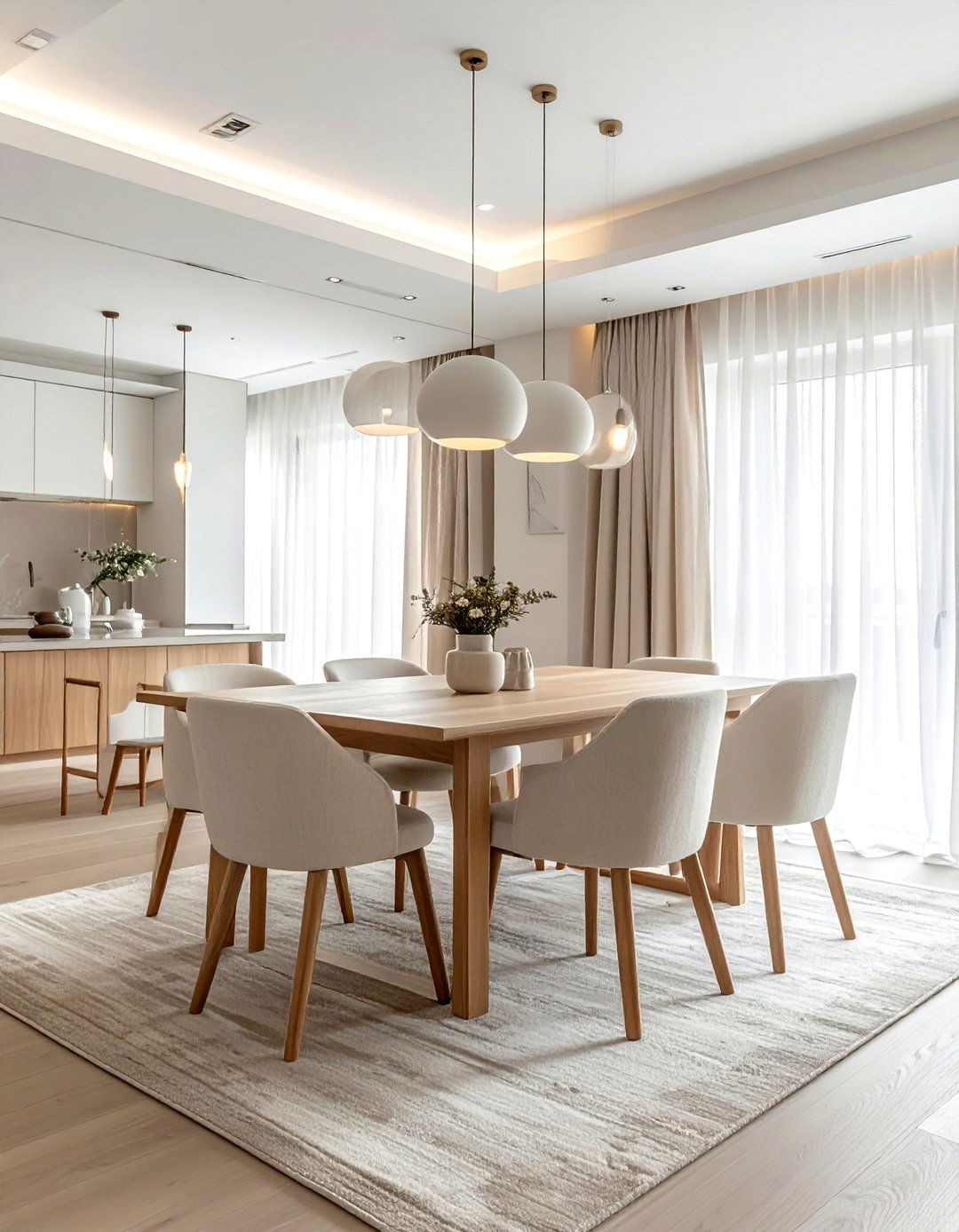 Neutral Palette Dining Room - 30 stunning dining room ideas