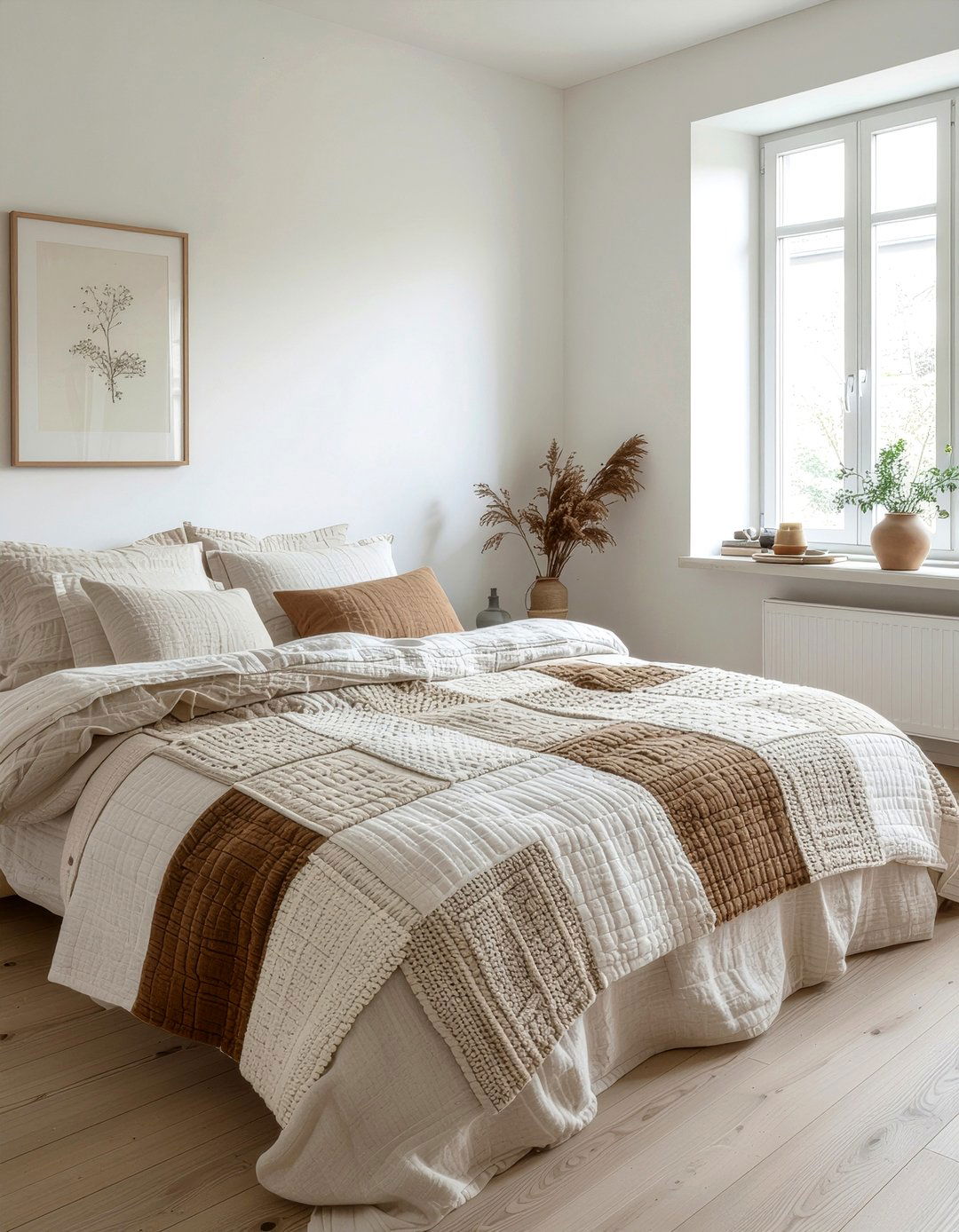 30 Patchwork Bedroom Ideas to Create a Warm and Boho Vibe
