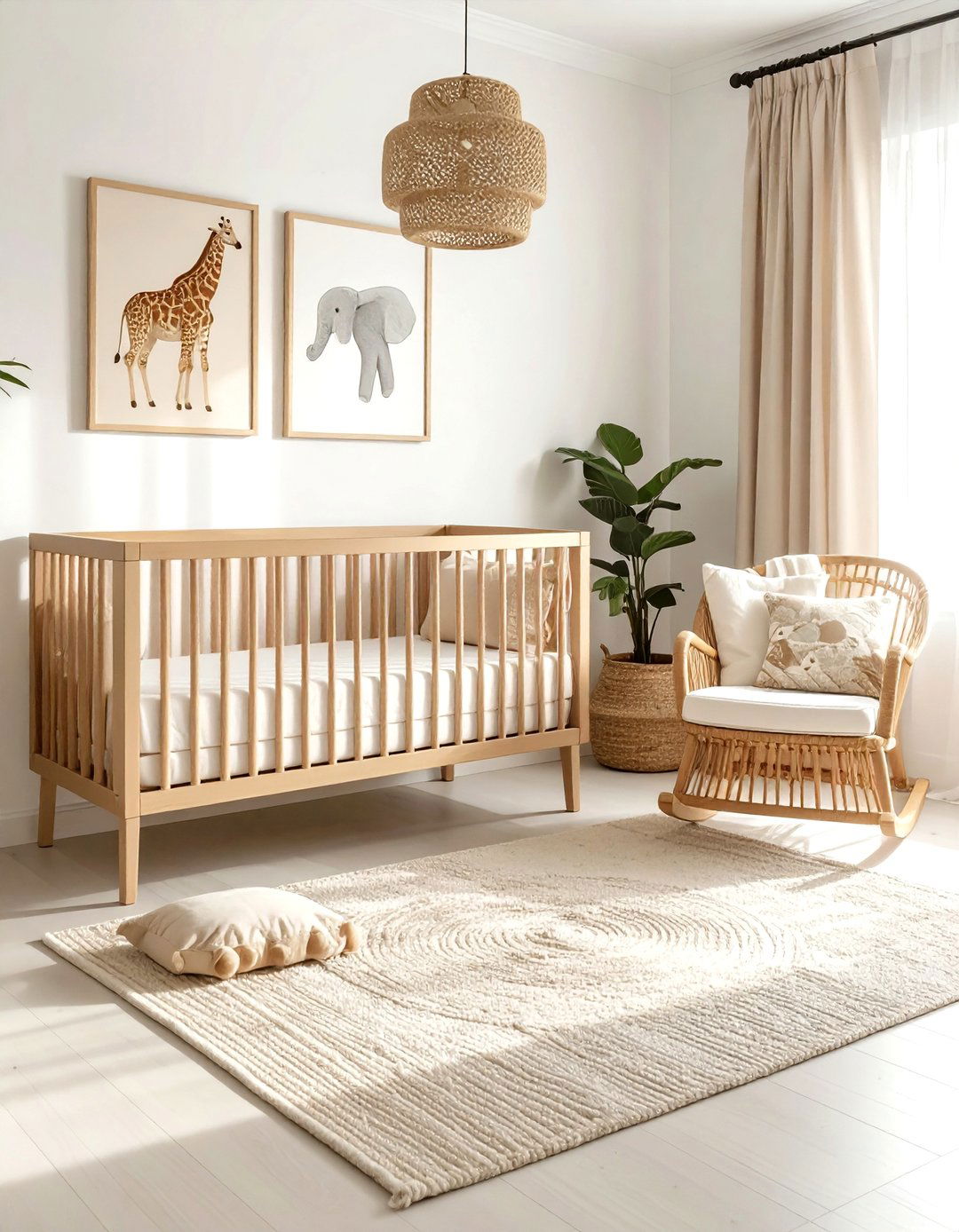 Neutral Safari Nursery - 30 safari decor ideas