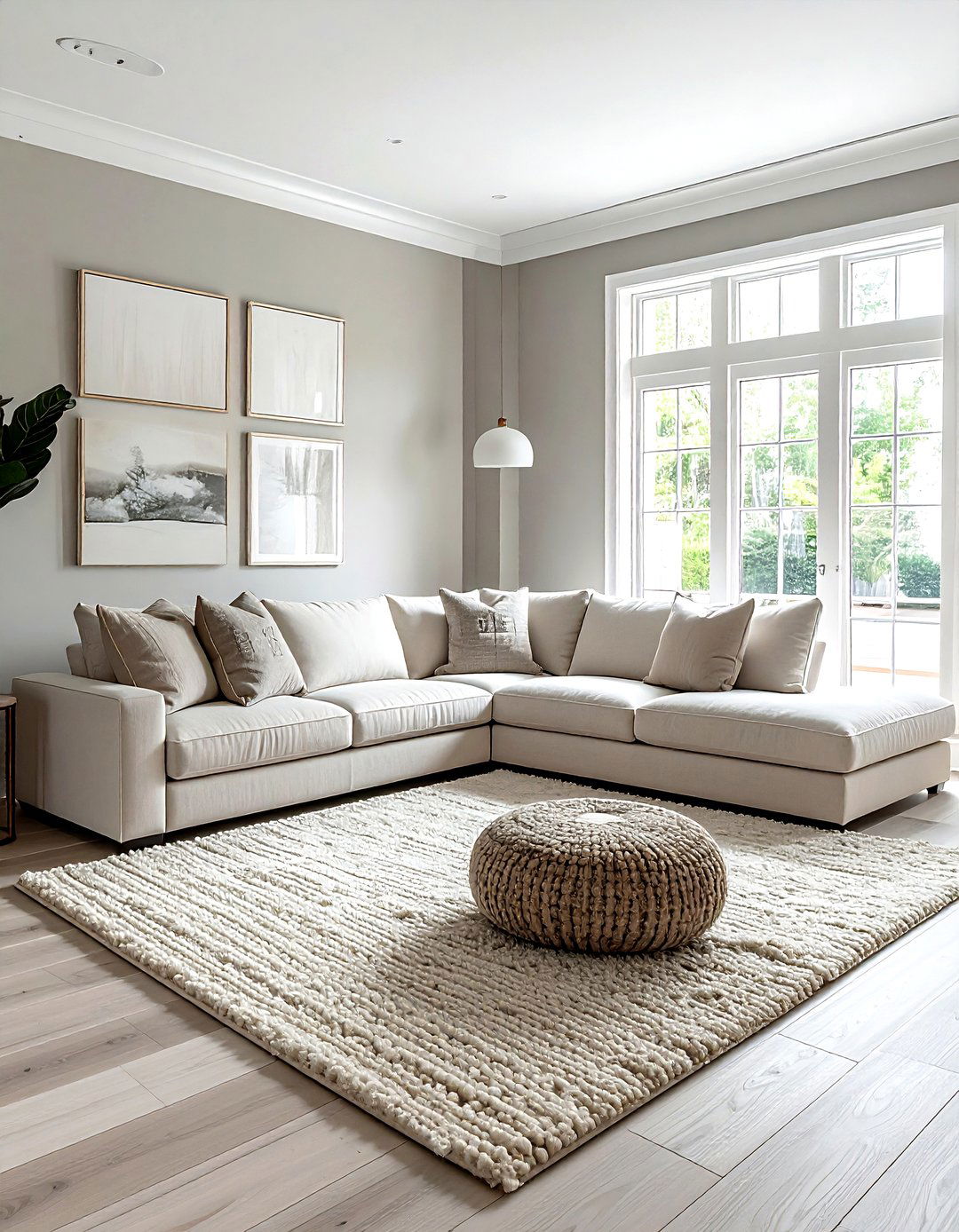 Neutral Sectional Sofa Living Room - 30 living room transitional furniture ideas