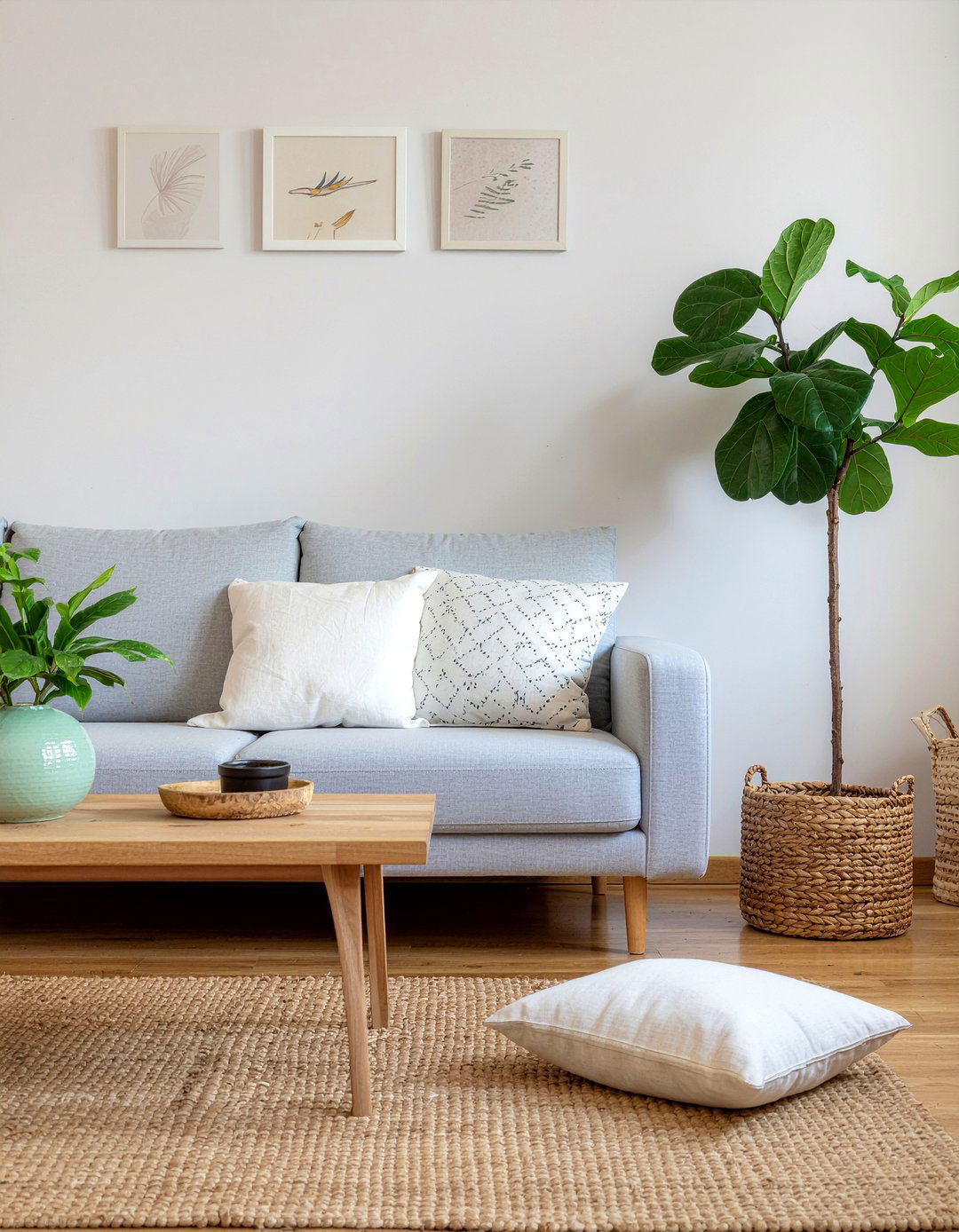 Neutral Sofa Pillows - 30 living room pillow styling ideas