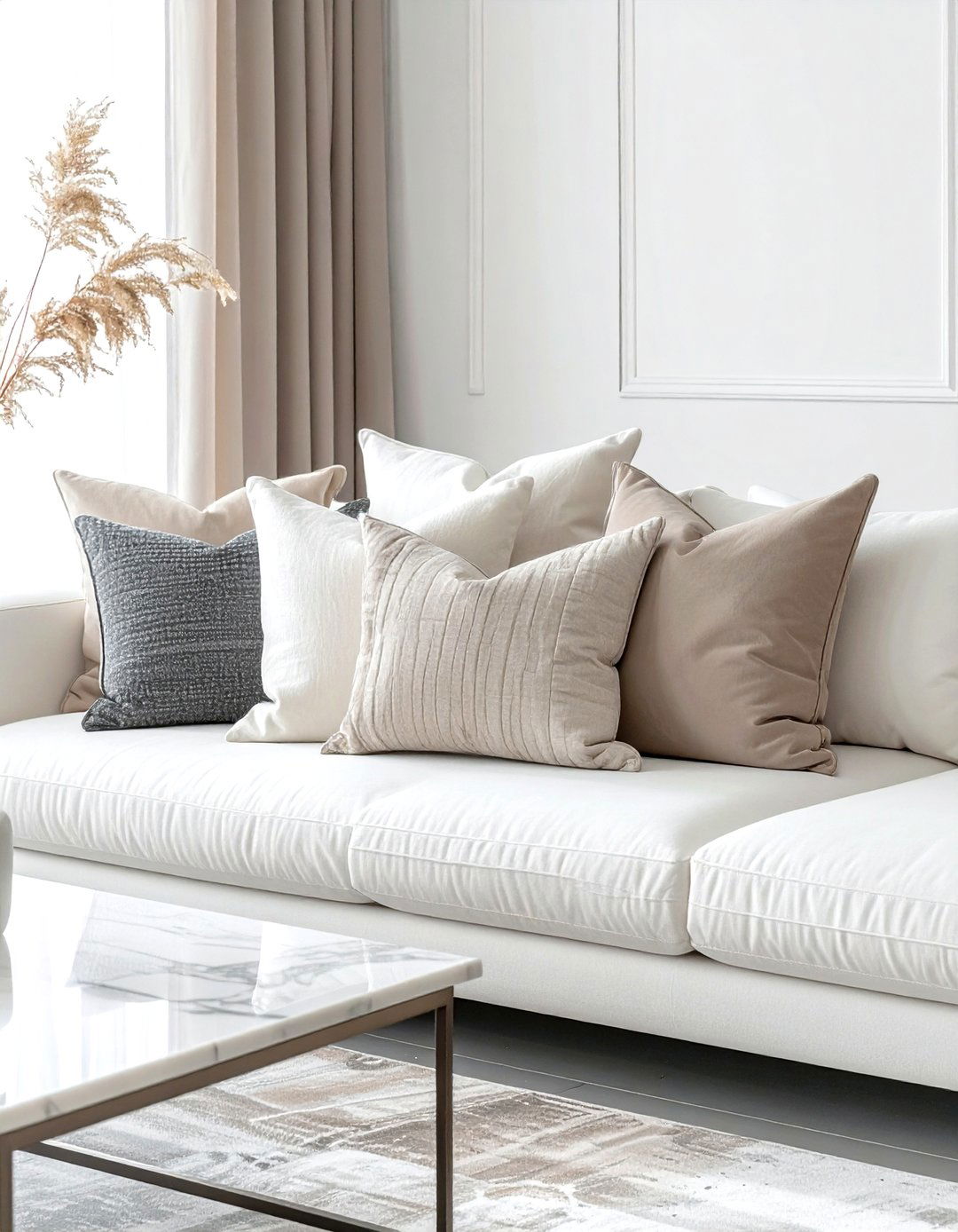 Neutral Throw Pillow - 30 throw pillow ideas