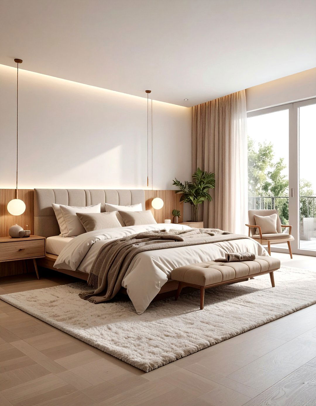 Neutral Tones Bedroom - 30 small bedroom ideas
