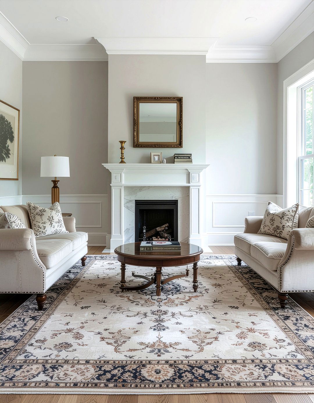 Neutral Victorian living room - 30 Victorian living room ideas