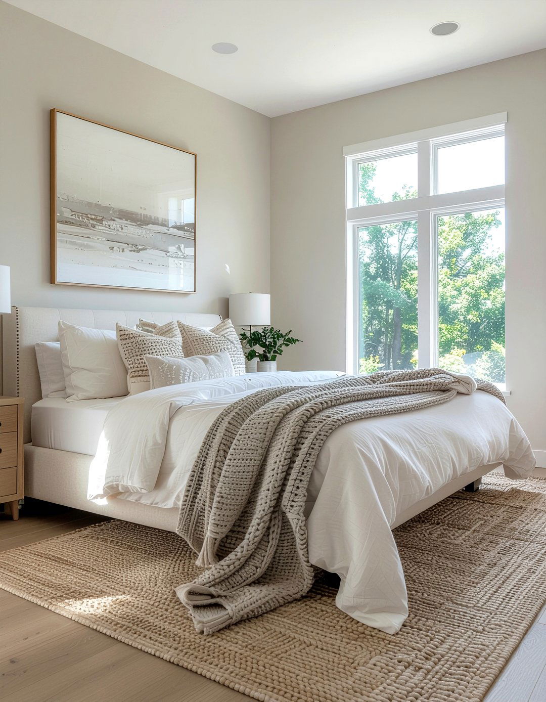 Neutral Wall Paint - 30 restful bedroom ideas
