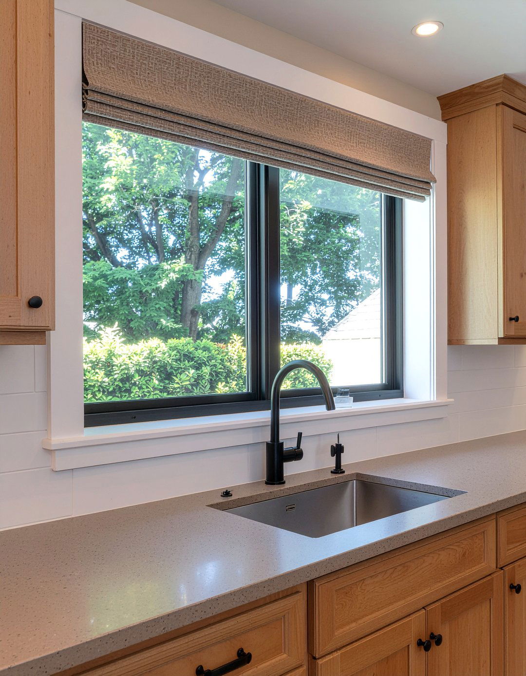 Neutral Window Valance - 30 kitchen valance ideas