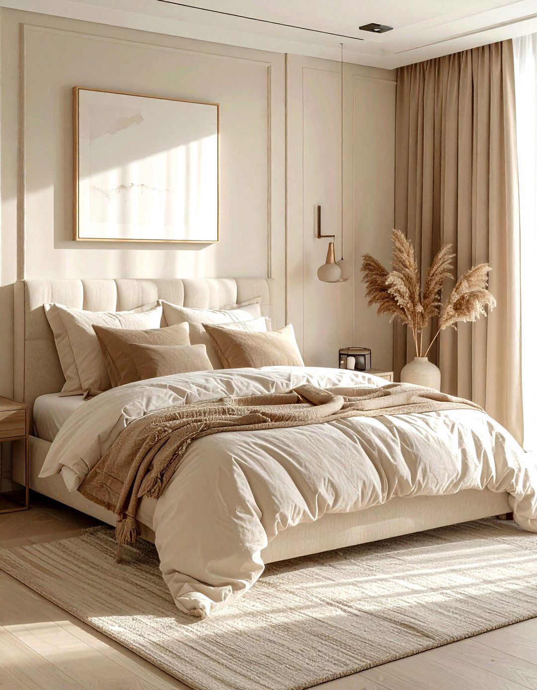 Neutral bedroom color palette - 30 calming decor ideas