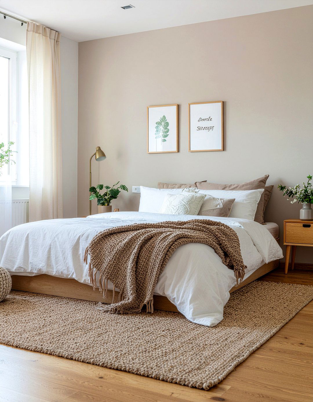 Neutral bedroom color - 30 contemporary bedroom ideas