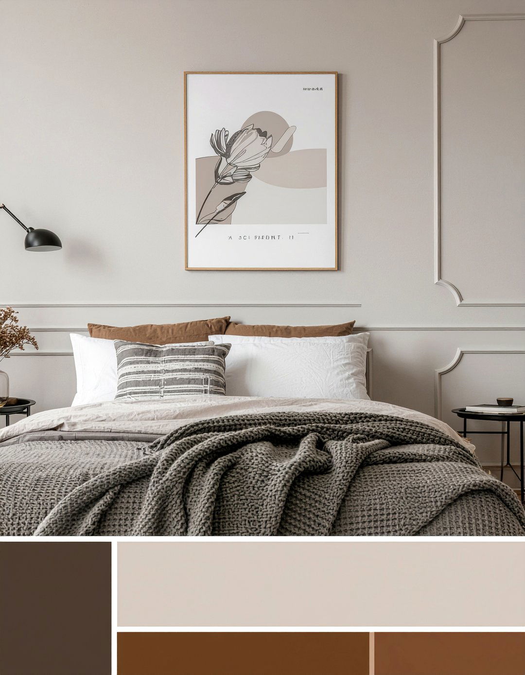 Neutral bedroom colors - 30 Parisian bedroom ideas