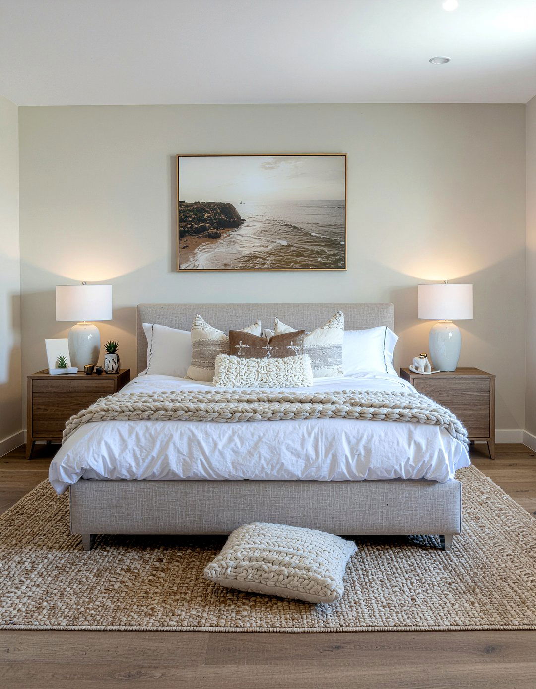 Neutral beige bedroom - 30 New England bedroom ideas