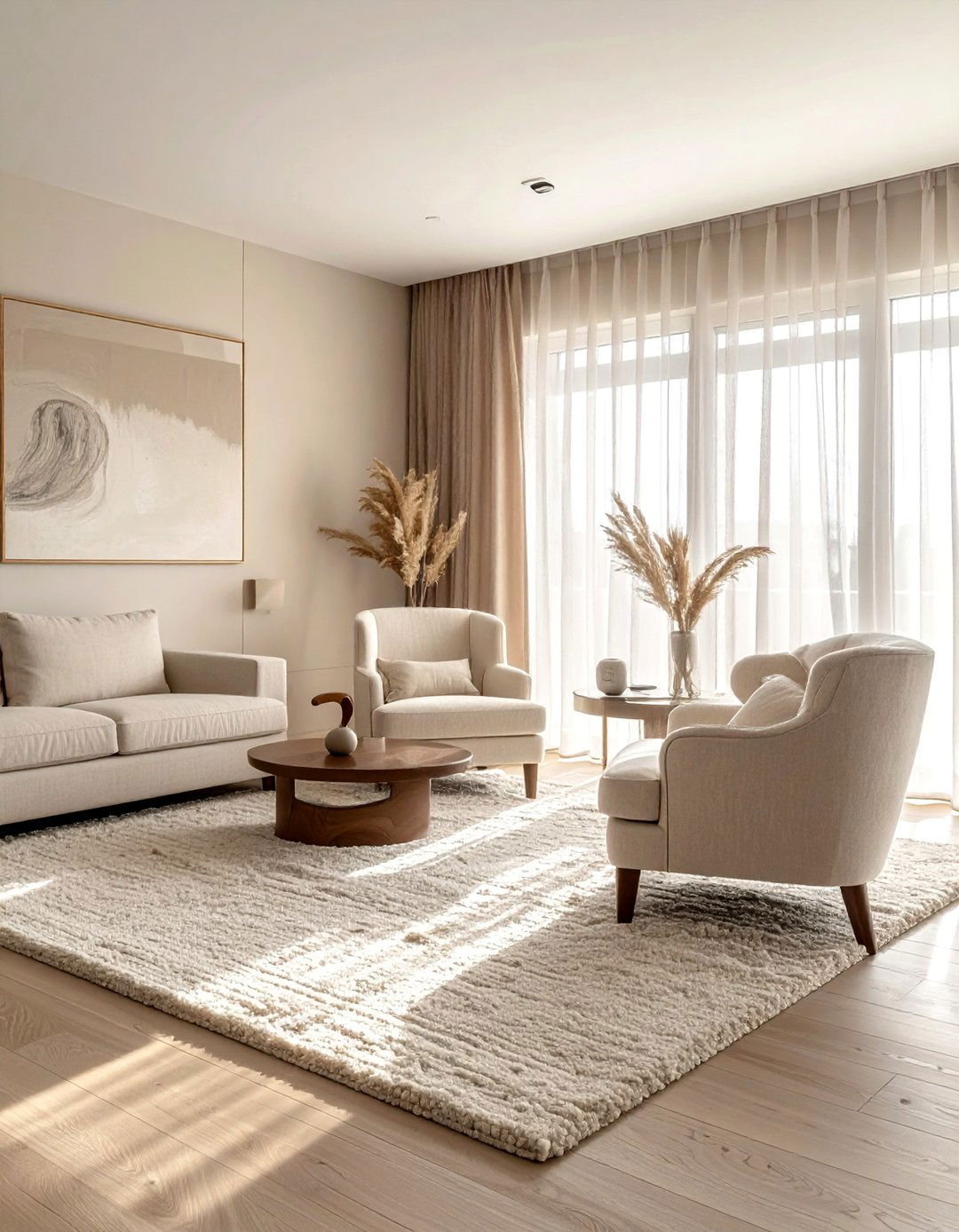 Neutral color living room - 30 airy living room ideas
