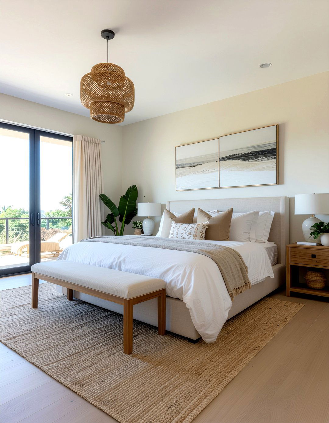 Neutral color palette - 30 Danish bedroom ideas