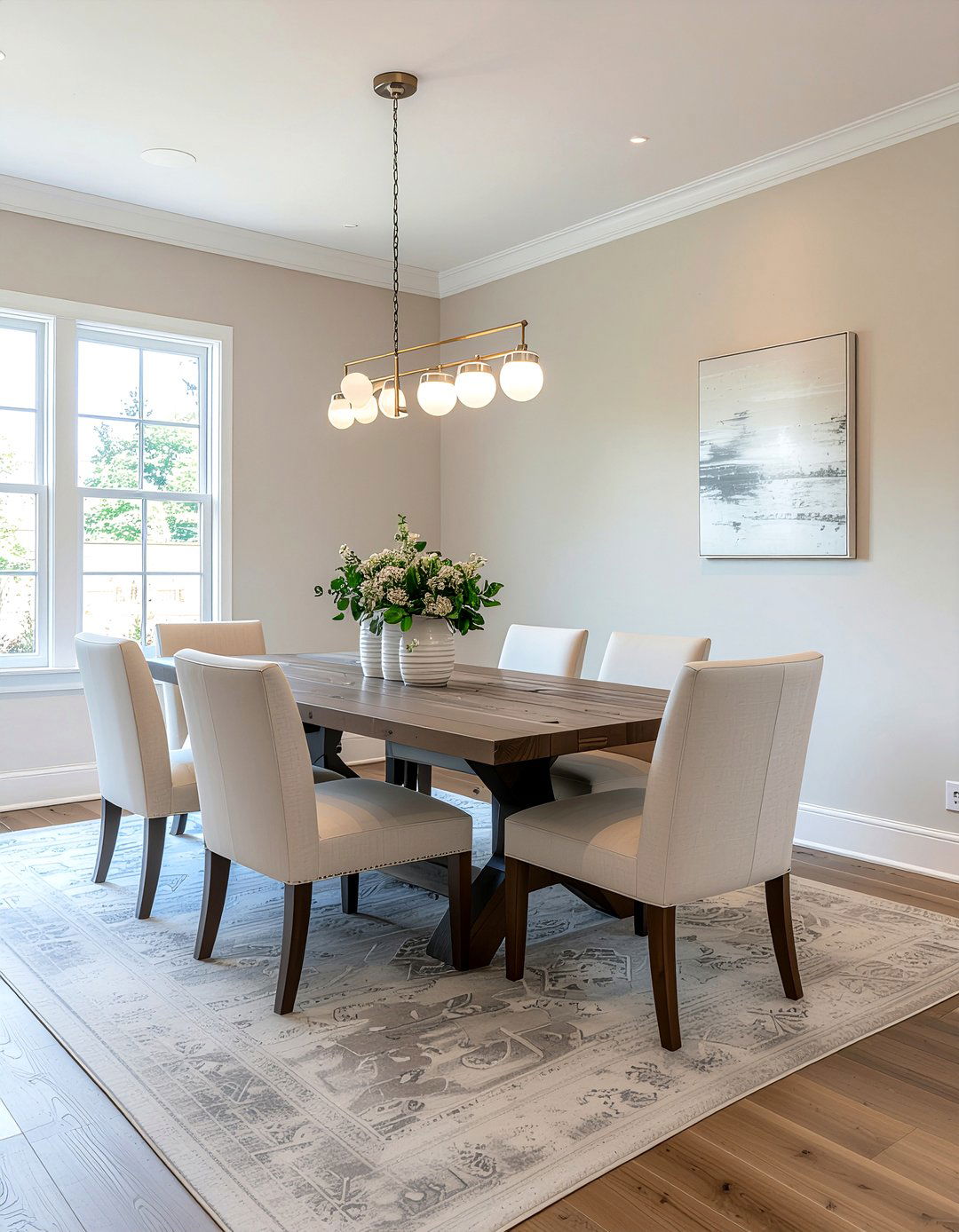 Neutral color palette - 30 dining room improvement ideas