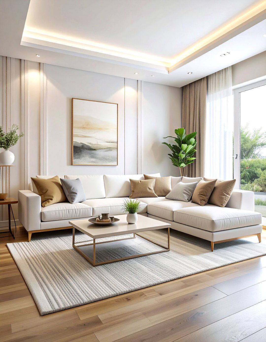 Neutral color palette - 30 low-maintenance decor ideas