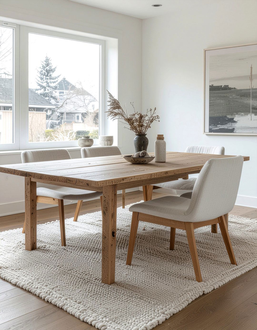 Neutral color palette dining room - 30 contemporary dining room ideas