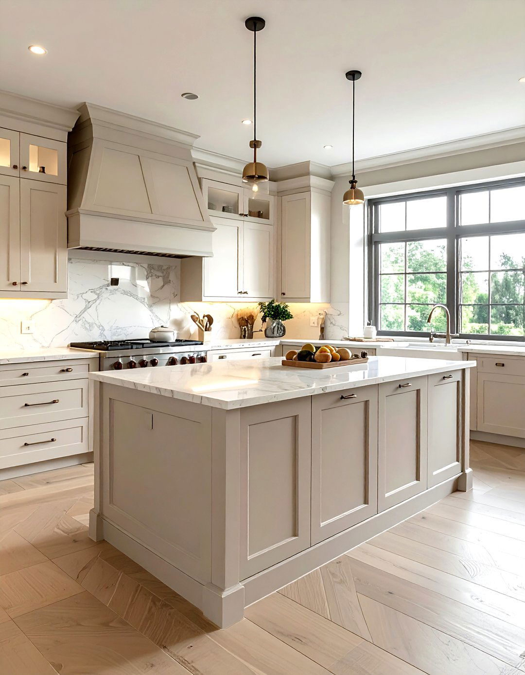 Neutral color palette kitchen - 30 Georgian kitchen ideas