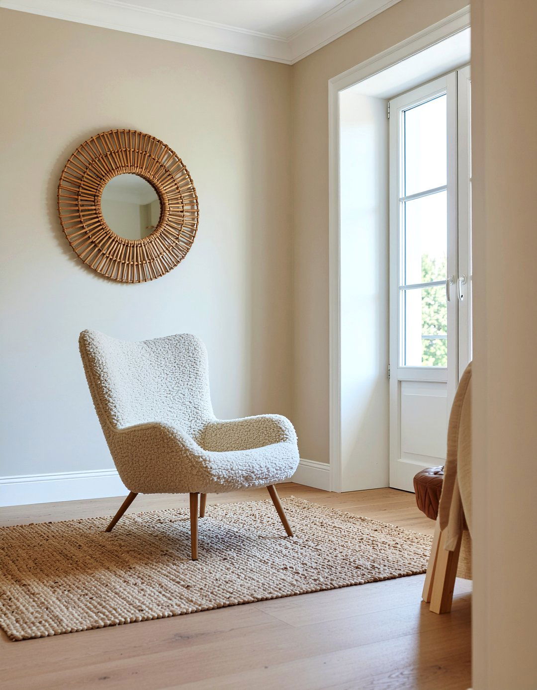 Neutral color palette living room - 30 living room Barcelona chair ideas