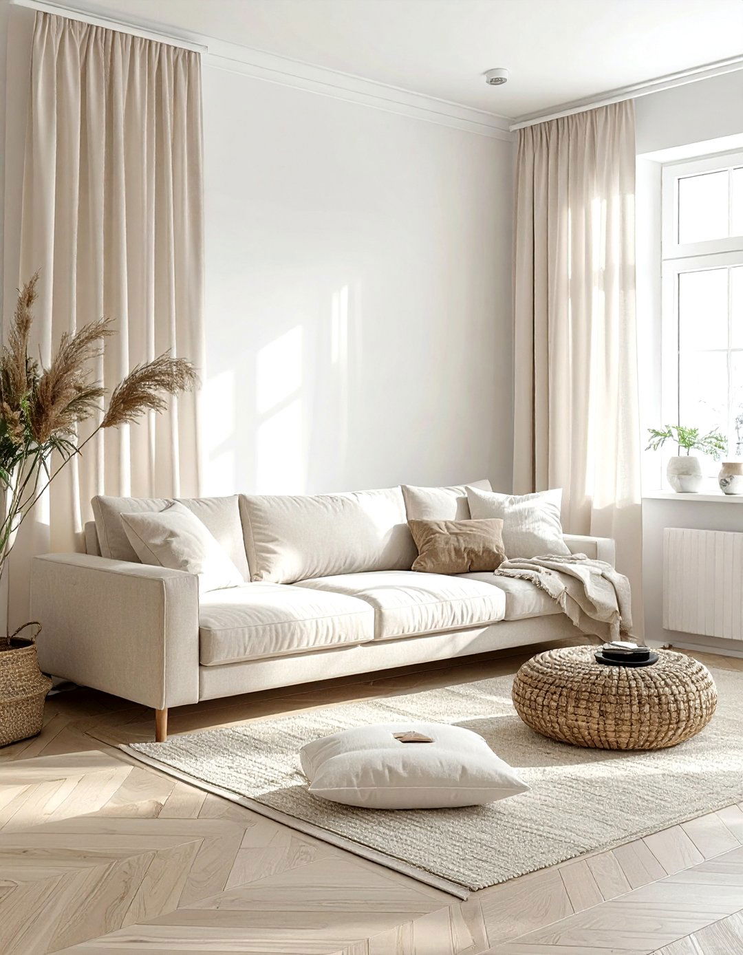 Neutral color palette small space - 30 compact living room ideas
