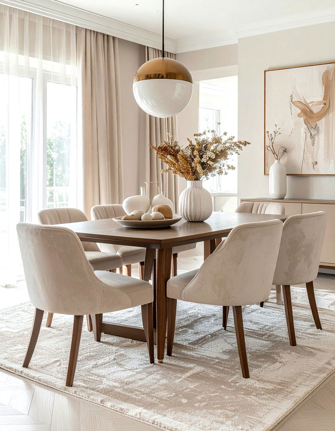Neutral dining room colors - 30 inexpensive dining room ideas