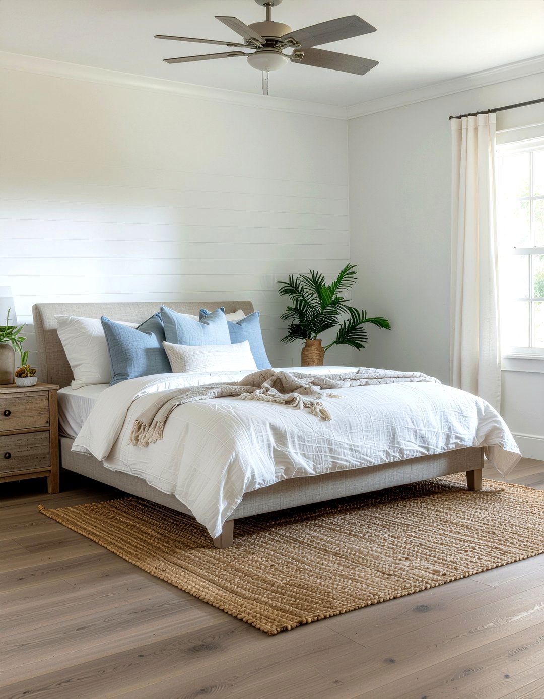 Neutral linen sofa bed - 30 bedroom sofa bed ideas