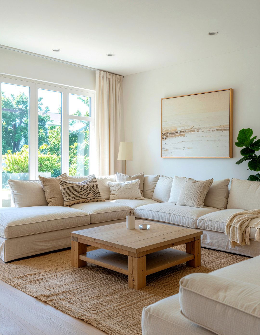 Neutral living room - 30 contemporary living room ideas