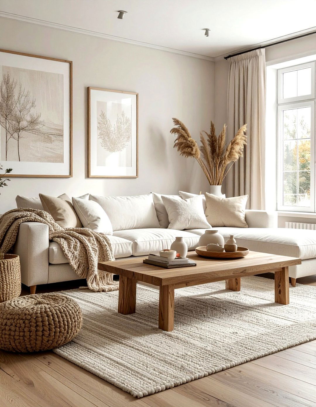 Neutral living room - 30 serene decor ideas