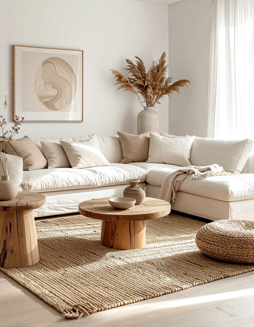 Neutral living room - 30 home styling ideas