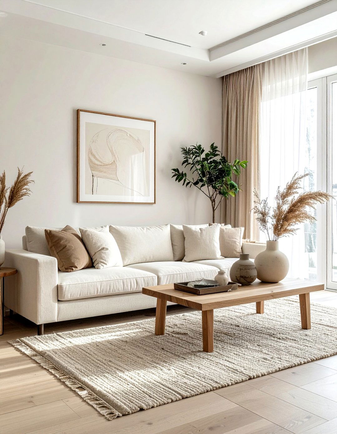 Neutral living room - 30 home styling tips