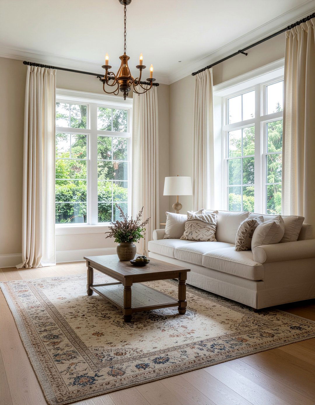 Neutral living room color palette - 30 traditional living room ideas