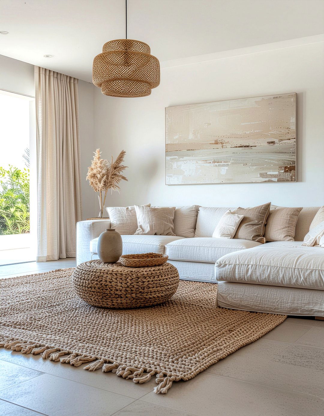 Neutral living room setup - 30 living room furniture arrangement ideas