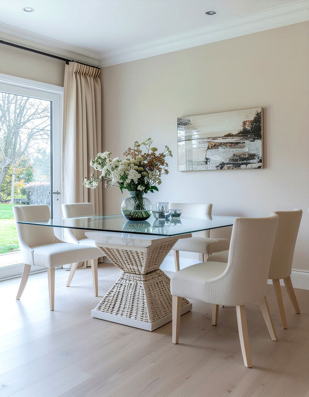 Neutral luxury dining interior - 30 luxury dining room ideas