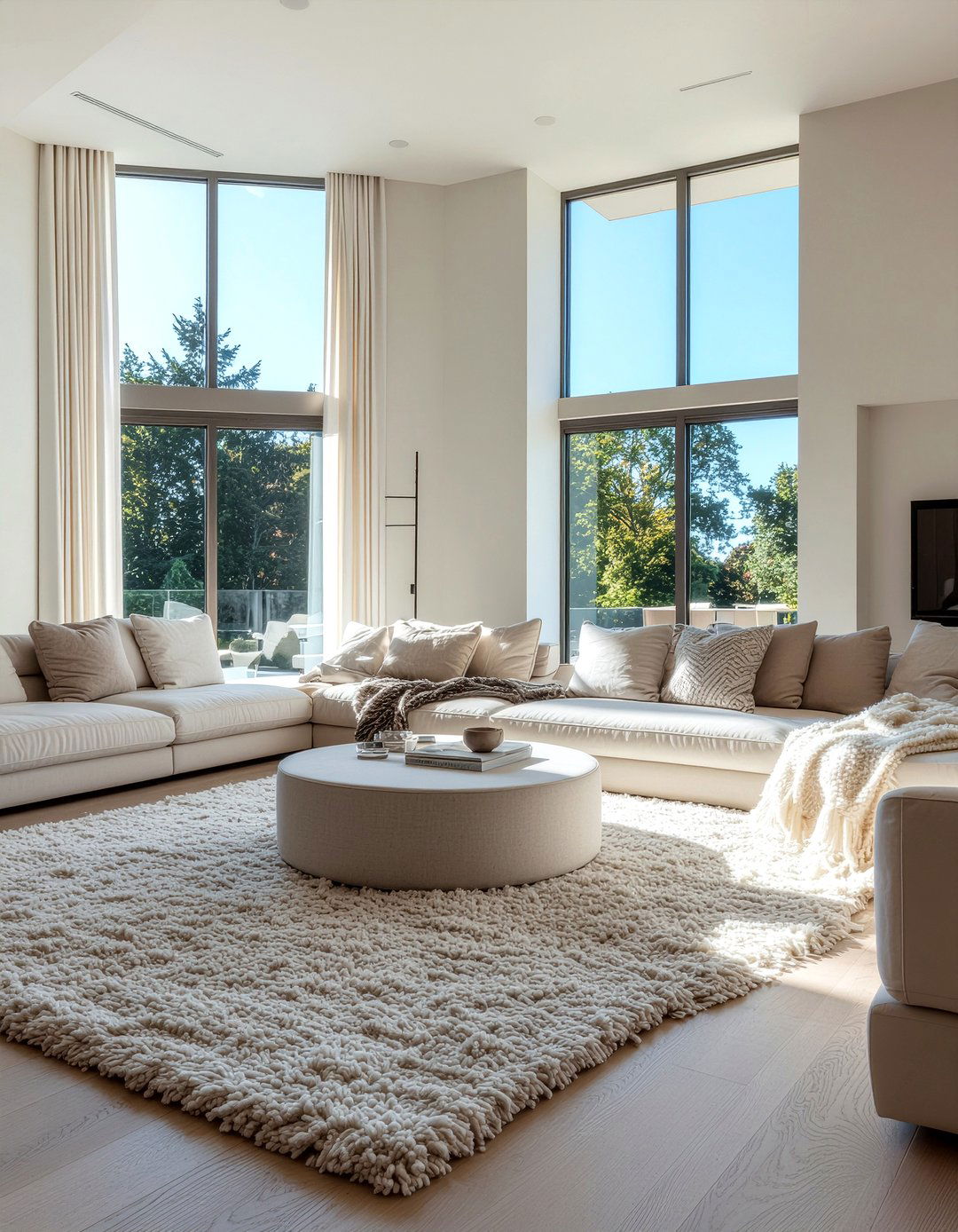 Neutral luxury living room - 30 mansion living room ideas