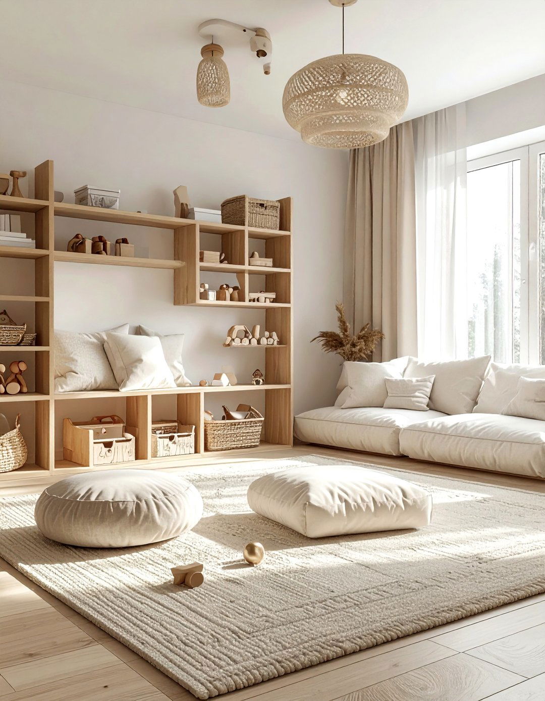 Neutral playroom - 30 playroom decor ideas