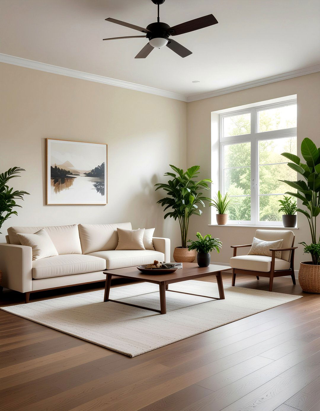 Neutral wall colors - 30 British colonial living room ideas