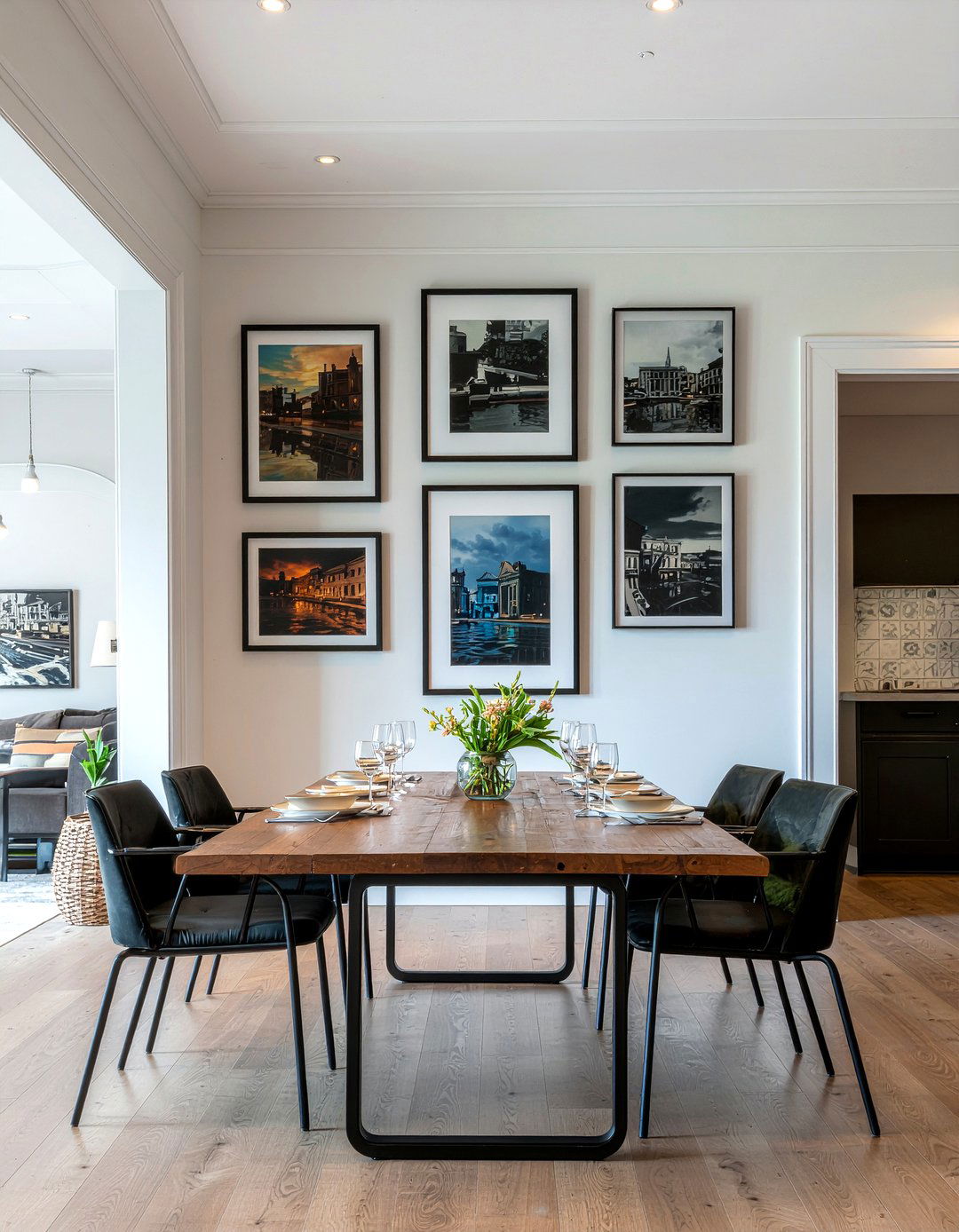 New Orleans art gallery wall - 30 New Orleans dining room ideas