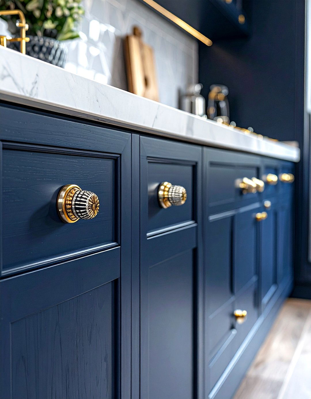 Nickel Knurled Cabinet Knobs - 30 nickel kitchen hardware ideas